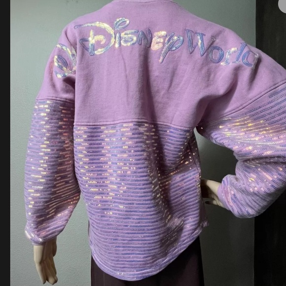 Disney sequin spirit jersey pink L - Picture 5 of 8